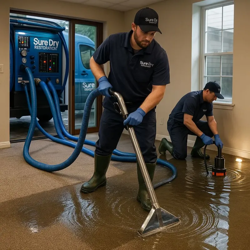 Water Extraction and Removal process in Oakdale, NY